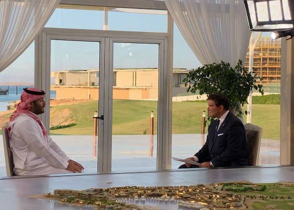 Preparations for HRH Crown Prince Mohammed bin Salman's Interview with Fox News, 2023